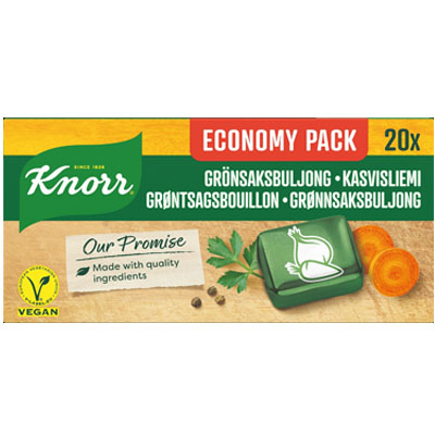 Knorr Kasvisliemikuutio 20x10g
